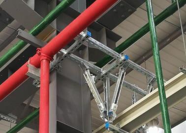 康平该抗震支架的整体式支吊架结构协调性好